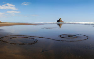 karekare beach on a nature tour from auckland